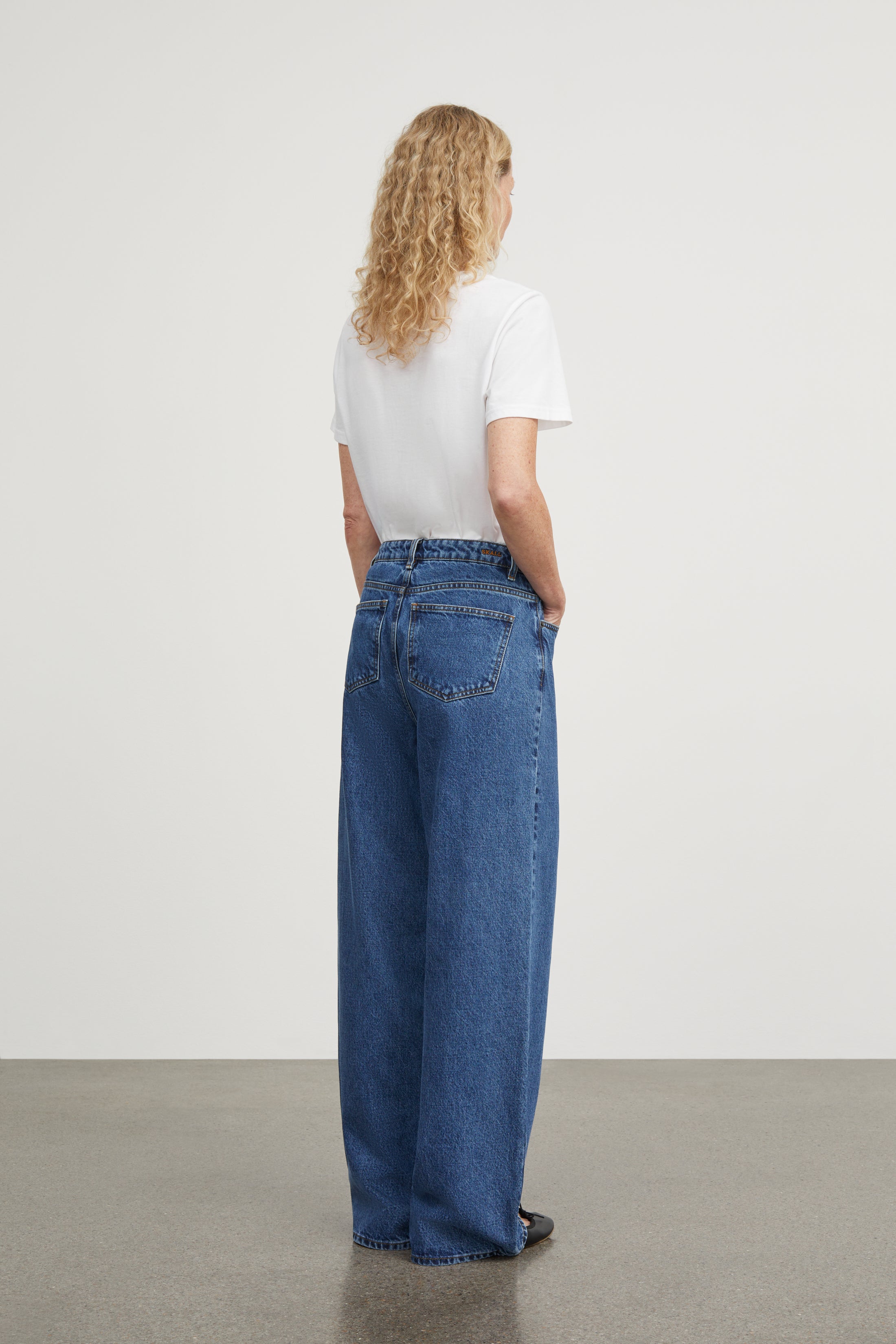 Skall Studio Willow wide jeans Jeans Mid blue